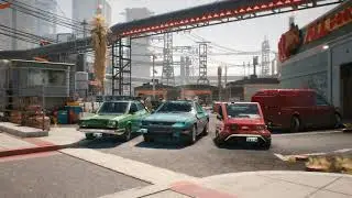 Cyberpunk 2077 - Economy Class Cars theme / Delamain Office