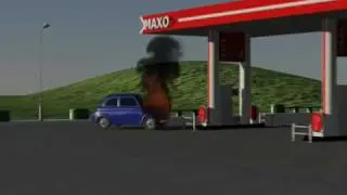 3ds Max Car Crash Test