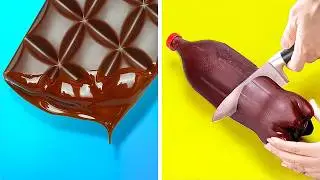 طرق غريبة لإخفاء الطعام || حيل طعام سهلة يمكنك صنعها بنفسك! أفكار ذكية ومواقف مضحكة من 123 GO! GOLD