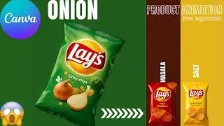 How to Create a Chips Animation Video Ad in Canva | Easy Canva Ad Tutorial 2025