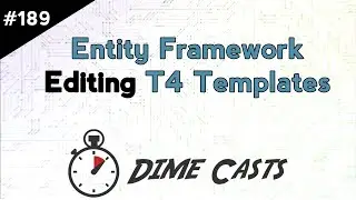 Entity Framework: Editing T4 Templates