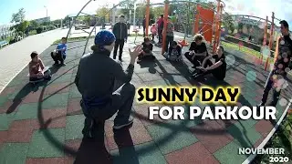 Солнечная тренировка | Parkour ноябрь 2020 | ReD Dragon