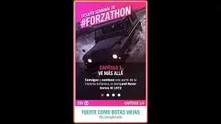 Forza Horizon 4. Invierno. Serie 54. Desafío Semanal Forzathon. FUERTE COMO  BOTAS VIEJAS.