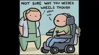 Electric Wheelchair | Arcaderage | Animated comic / Comic Dub