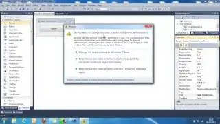 How to create a Windows Forms Application called Hello World