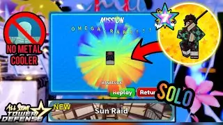 How to Solo NEW Sun Raid for Tanjiro 7 Star (No Metal Cooler) - All Star Tower Defense