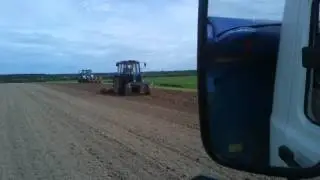 посевная СПК Надежда .подготовка поля для посадки картофеля 1
