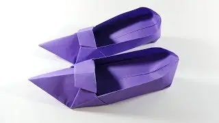 Origami Shoes - How to make shoes with paper