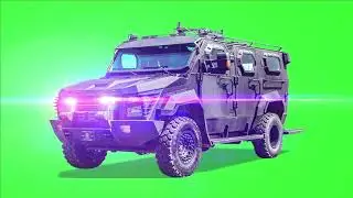 Best Police car with lightning green screen video HD footage for free download 