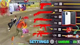 Free Fire Headshot Sensitivity setting 2025 ⚡️ Best Sensitivity Settings 12