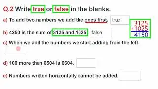 Maths Class 3 Ex 2a Q#2