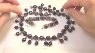 Колье АМЕТИСТ. Украшения из НАТУРАЛЬНЫХ камней. Natural jewelry. Равиля Рукодельница