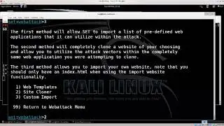 Learn Kali Linux Episode #51: Website Cloning Using SEToolkit
