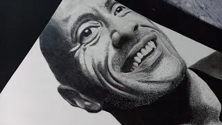 DRAWING DWAYNE JOHNSON |time-lapse|