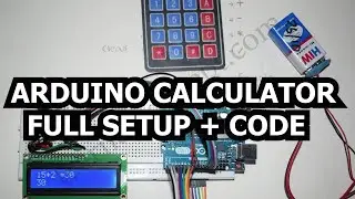 Arduino Calculator using 4×4 Keypad and LCD | Full Setup + Code | Tinkercad
