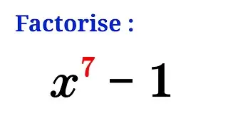 Factorization by using this trick!
