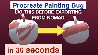 Nomad to Procreate Painting Bug | Do this before exporting! | 37 seconds 