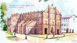Enjoy learning watercolor landscape painting with GoArt Goa. Workshop coming up soon.