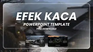 Efek Kaca di Powerpoint | Free Download Template