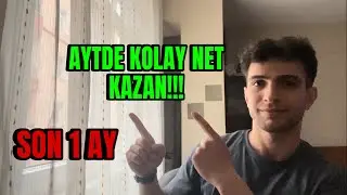 1 AYDA KOLAY NET ALINABİLECEK AYT KONULARI ! | 