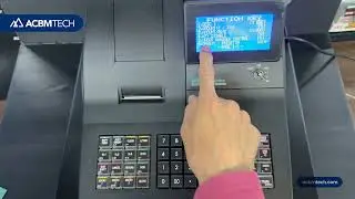 Get your SAM4s NR-510 cash register ready for business. #acbmtech #business #cashregister #tutorial