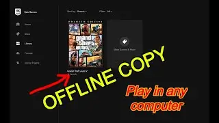 How to play GTA 5 without downloading the game (Epic games data copying)