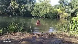 Love Nature #4/ Swimming in the river🏊🏼‍♀️