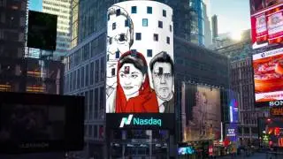 Brand Nawaz Shareef at NASDAQ New York Stock Exchange building
