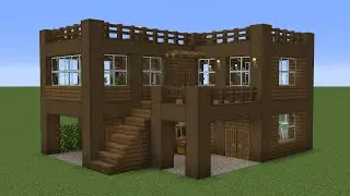 Minecraft - How to build a Dark Oak House