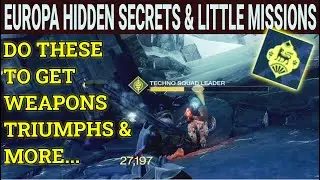 Destiny 2: Europa Secrets, Hidden Little Missions, Triumphs, Loots, Vex Sectors & More: How It Works