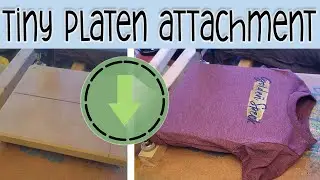 DIY Mini Platen Attachment for line table screen printing