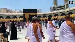 Door opening ceremony of kaaba in Makkah