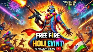 🔥 Free Fire Holi Event LIVE 🎨 | Special Rewards & Fun Challenges! 🌈💥