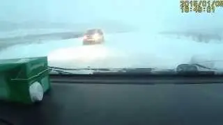 Я вылетел с трассы запись с регистратора