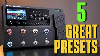Valeton GP-200 Demo - My 5 favorite Factory Presets!