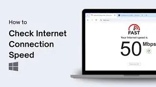 How to Check Internet Connection Speed on Windows 11