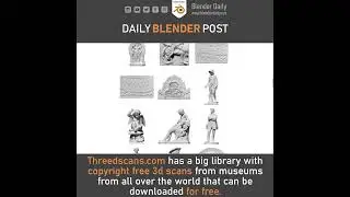 Free 3D Scans from Museums