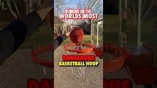 Dunking on the Worlds Most DANGEROUS Hoop ⚠️