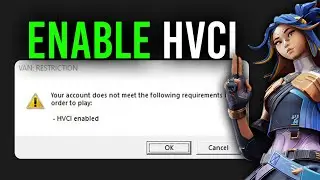 ✅ How To Fix HVCI Enable Error In Valorant | Very Easy!