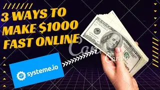 Best 3 Ways To Make Your First $1000 With Systeme io As A Beginner in 2022 #affiliatemarketing