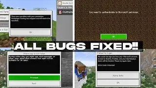 Minecraft All PROBLEM AND BUG FIXED || I FOUND SOLUTION