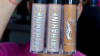 Testando Corretivos Camuflagem Angel Wings Catharine Hill