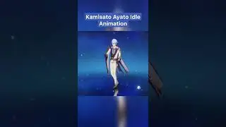 Kamisato Ayato Idle Animation. 