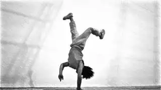 athletic breakdance  - sketch style - MagicVideoArt