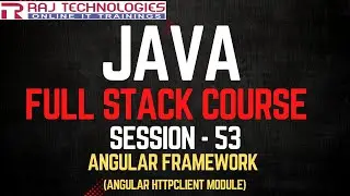 Session - 53 |  Java Full Stack Developer Course | Angular Framework | Angular HttpClient Module