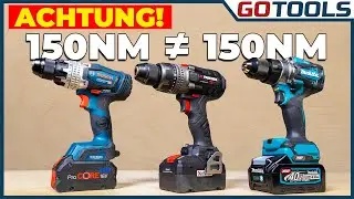 Can Parkside Performance be trusted? Is that a genuine 150 Newton meters!? The test against Bosch...