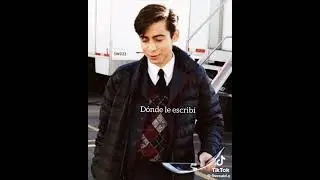 Jajajaja yo haciendole cartitas a Aidan ❤️✨