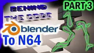 BTC #50 | Rigging a Low Poly Robot Walker in Blender for N64 - PART 3