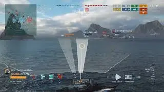 World of Warships: Legends (PS4): Laati Mafia's flying coast guard.