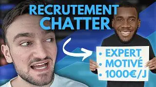 Je recrute un CHATTER OnlyFans devant toi de A à Z